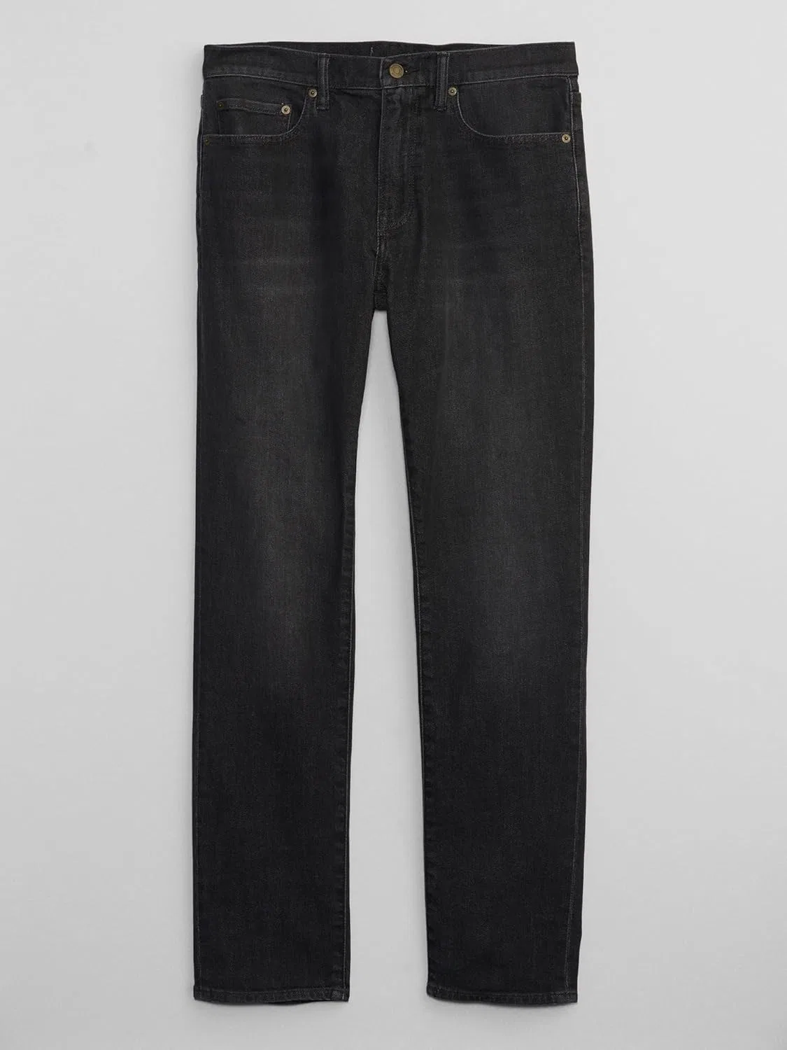 Джинсы Slim Fit GAP, Черный вымытый — фото 3