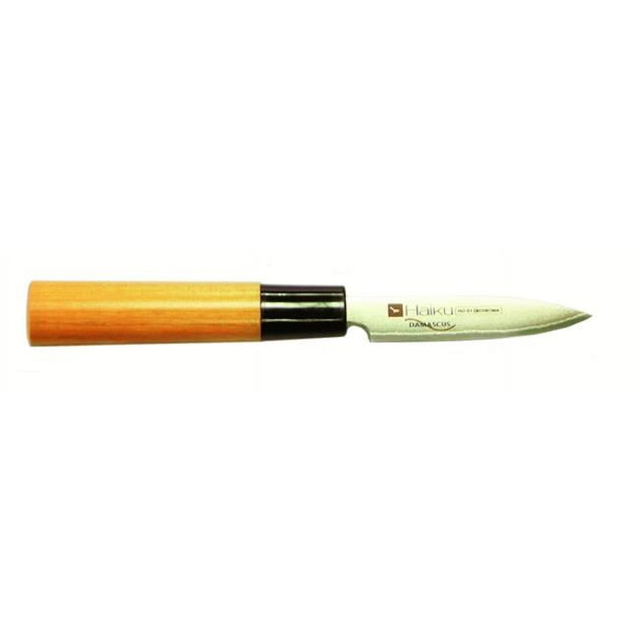 

Нож для очистки овощей Chroma Haiku Damascus 3,25 дюйма — металлик