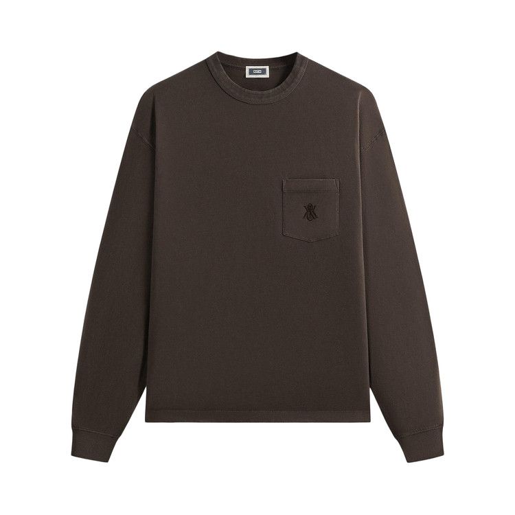 

Футболка Kith Sueded Jersey Long-Sleeve Leonard Pocket Tee, Derby