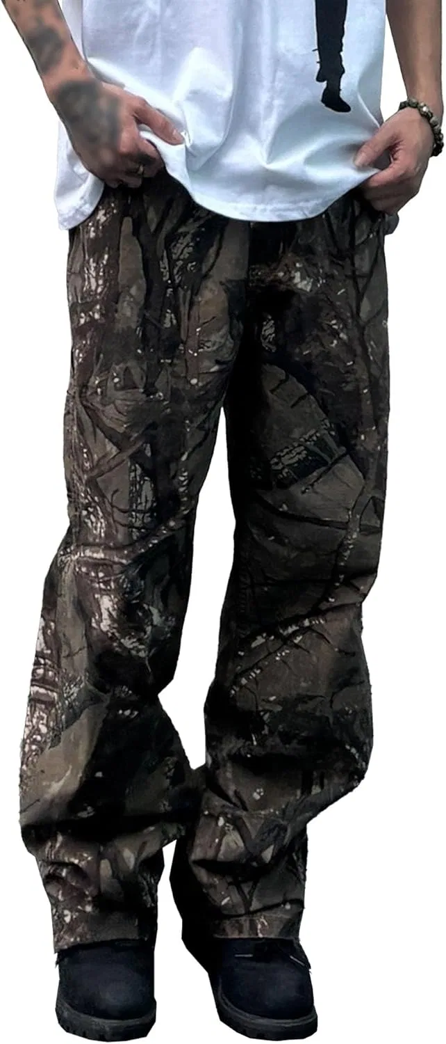 Джинсы с камуфляжем, Camo