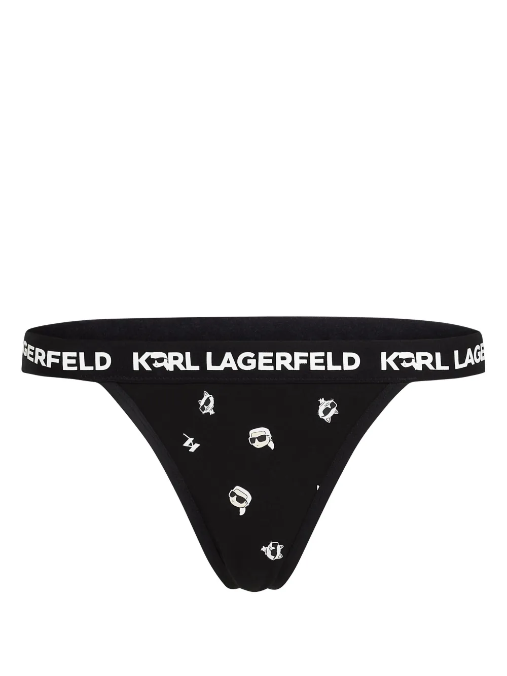 

Трусы-стринги Ikonik 2.0 с логотипом KARL LAGERFELD, черный