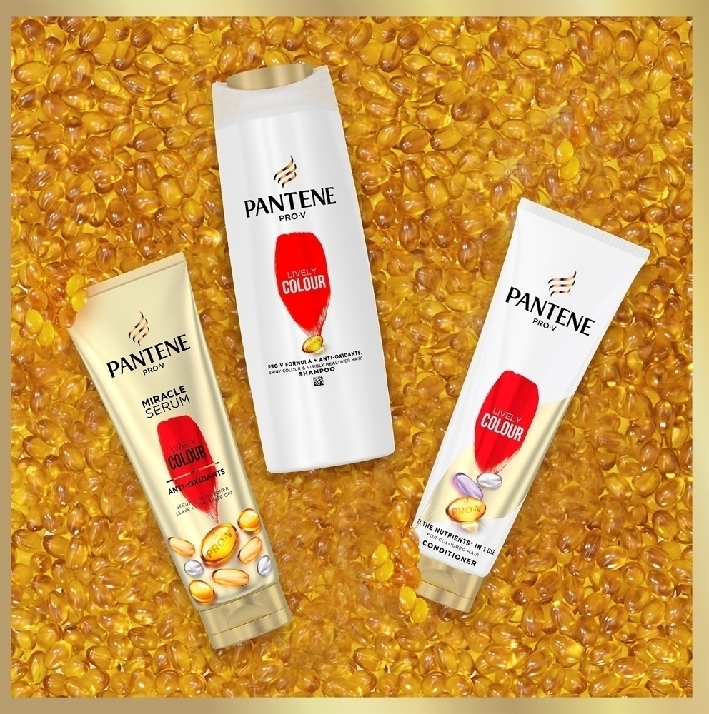 Шампунь Pro-V Active Nutri Plex Lively Colour для окрашенных, химически поврежденных и обесцвеченных волос Pantene, 400 мл — фото 3