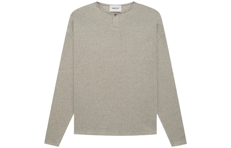 

Футболка осень-зима 21 унисекс Heather Ash Fear Of God Essentials, цвет Heather Ash