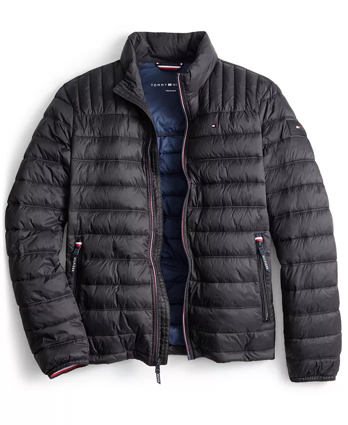 

Куртка Tommy Hilfiger Packable Quilted Puffer, черный