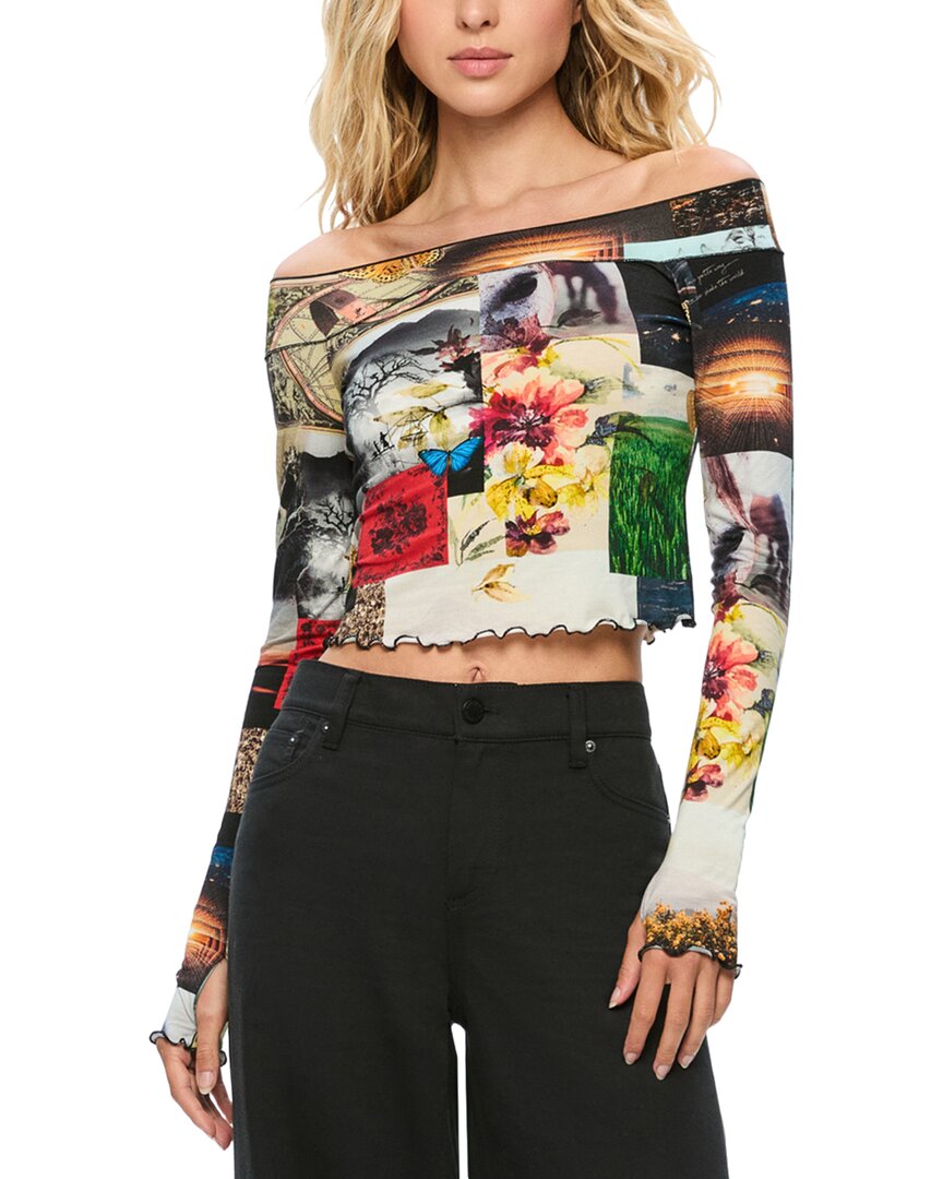 

Alice + olivia Доринда Топ, цвет multi