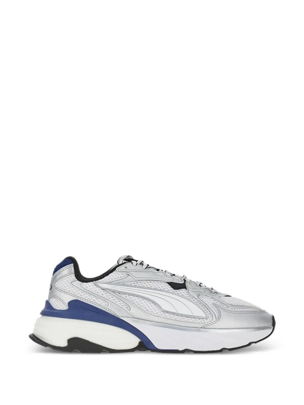 Кроссовки с металлическими деталями Puma, серебро