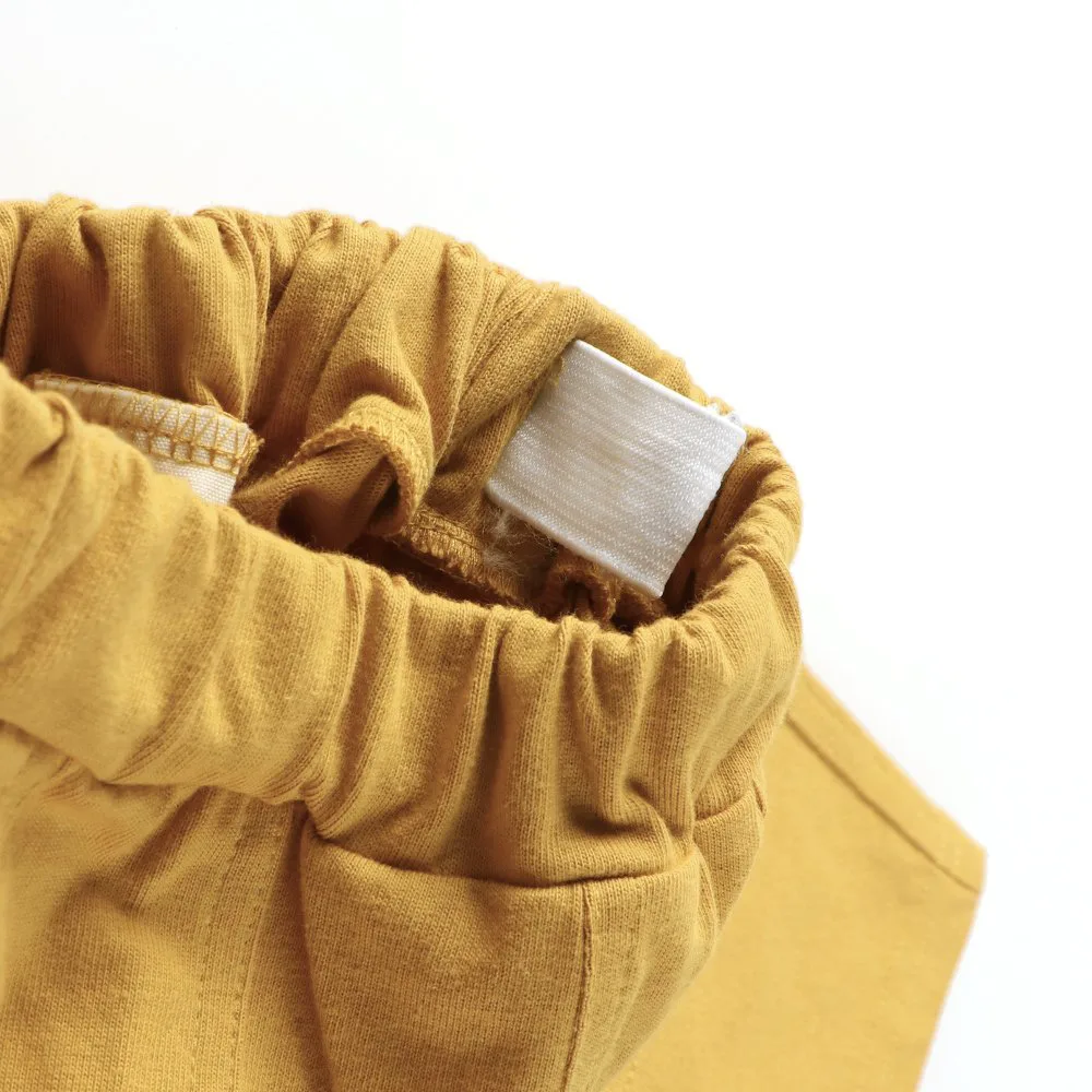 Шорты из 100% хлопкового трикотажа DRC Branshes, цвет Mustard — фото 4