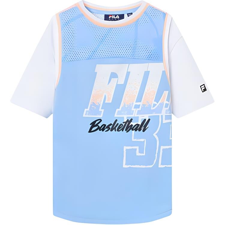 

Детская футболка ФИЛА FILA, цвет Clear blue