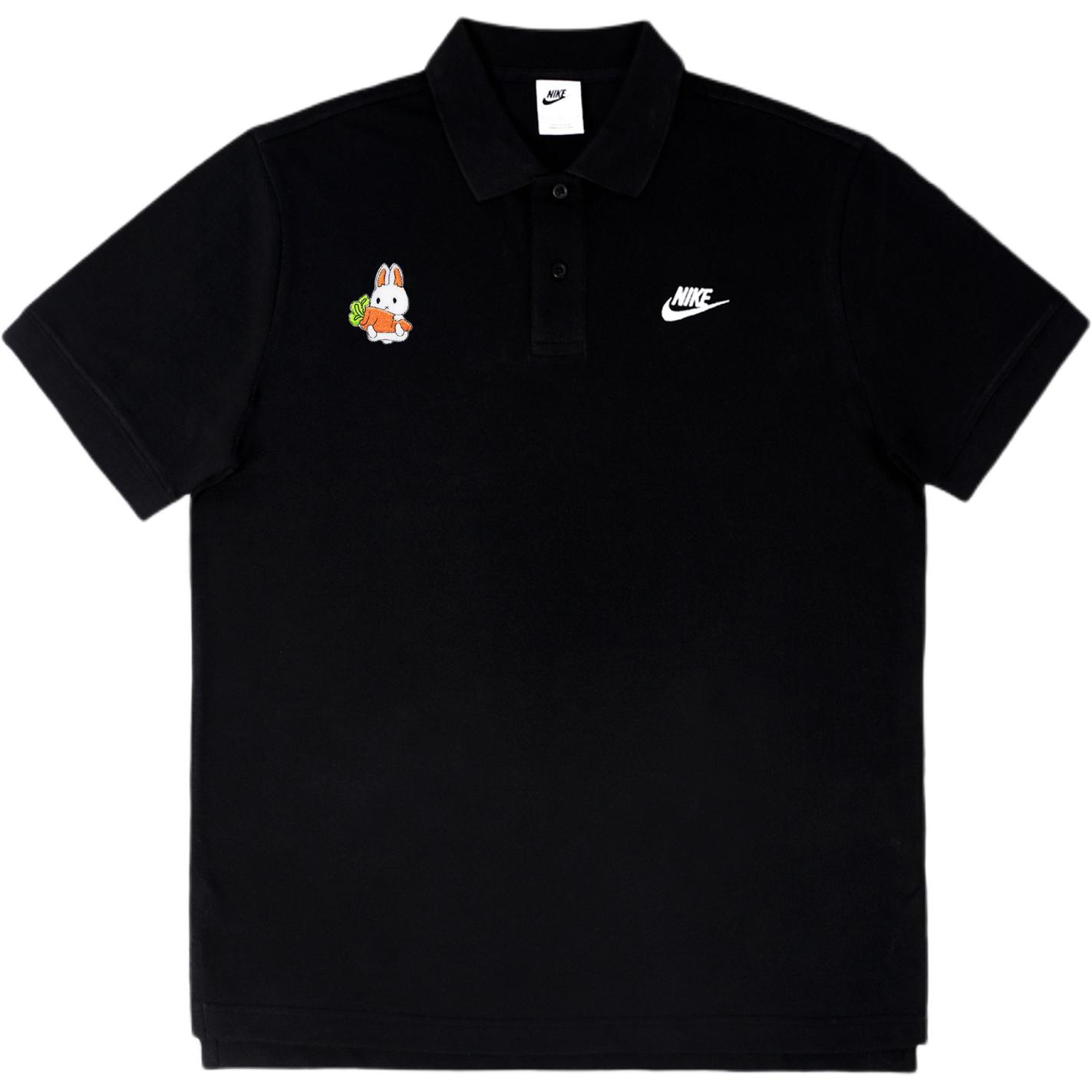 

Футболка поло Swoosh Dri Fit мужская Nike, черный