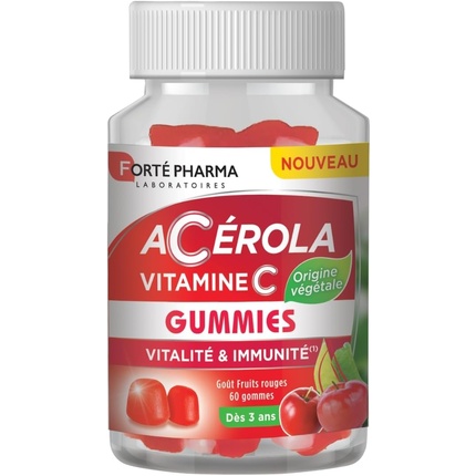 

Forte Pharma Acerola Gummies Жевательные конфеты с витамином C со вкусом красных ягод Forté Pharma