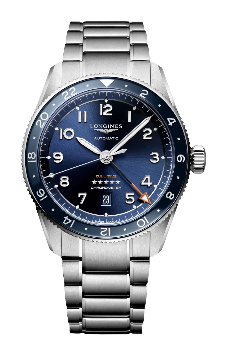 ЛОНЖИН СПИРИТ ЗУЛУ ТАЙМ - L3.812.4.93.6 LONGINES, черный