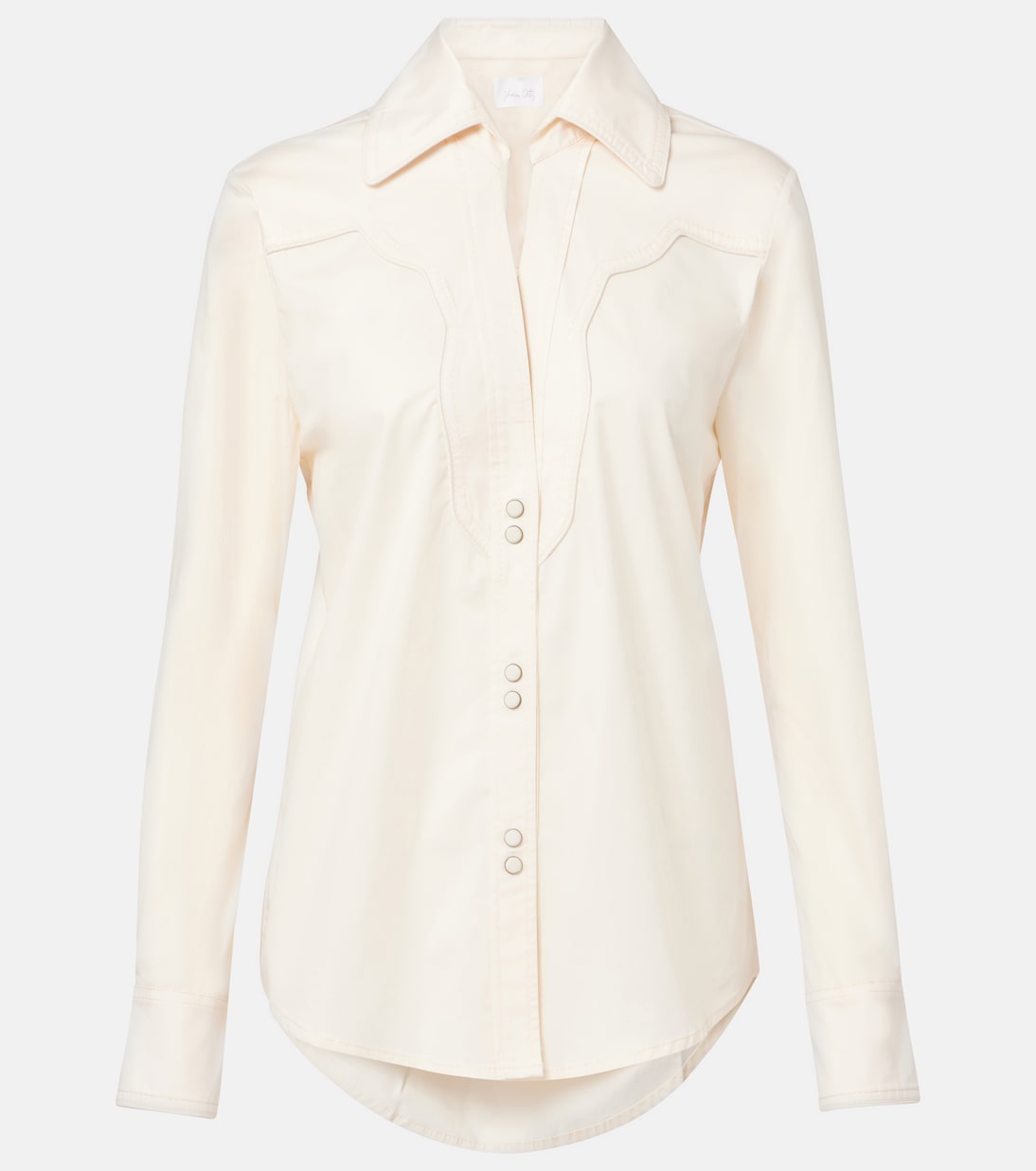 

Хлопковая поплиновая рубашка Johanna Ortiz, экрю