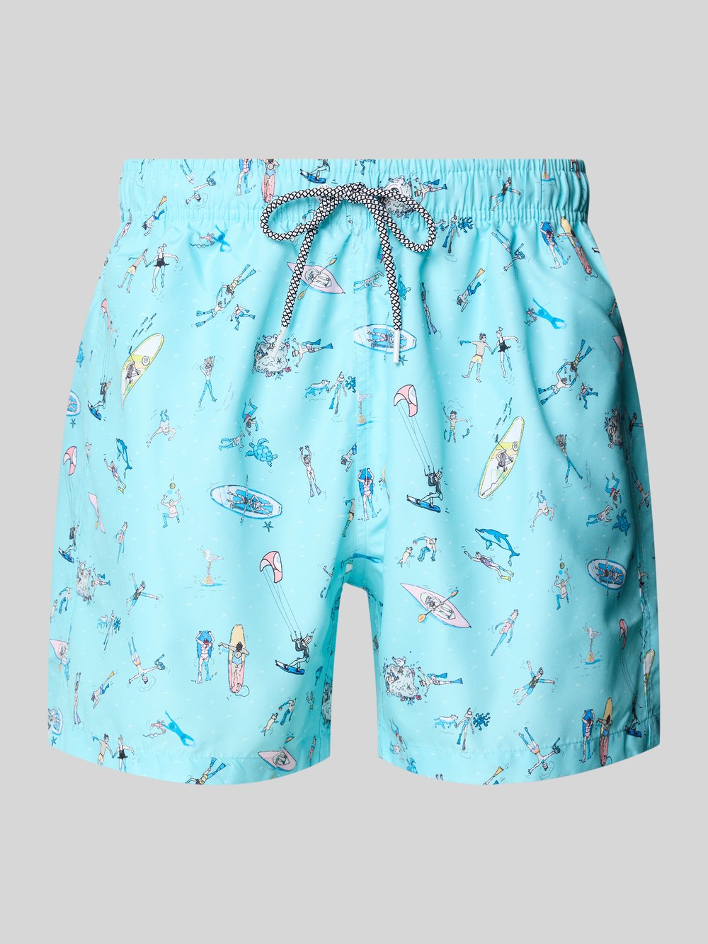 

Плавки с эластичным поясом модель 'Sea Folk' BOARDIES, светло-бирюзовый