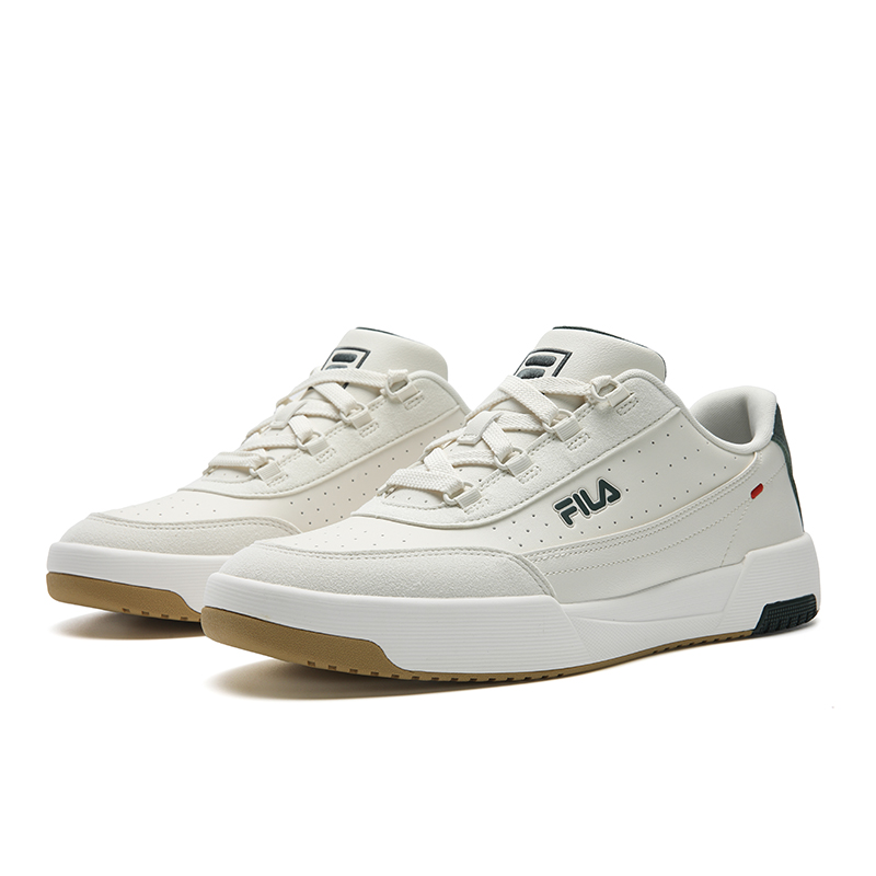 FILA Кроссовки TARGA 2 для тенниса мужские бело-зеленые — фото 4