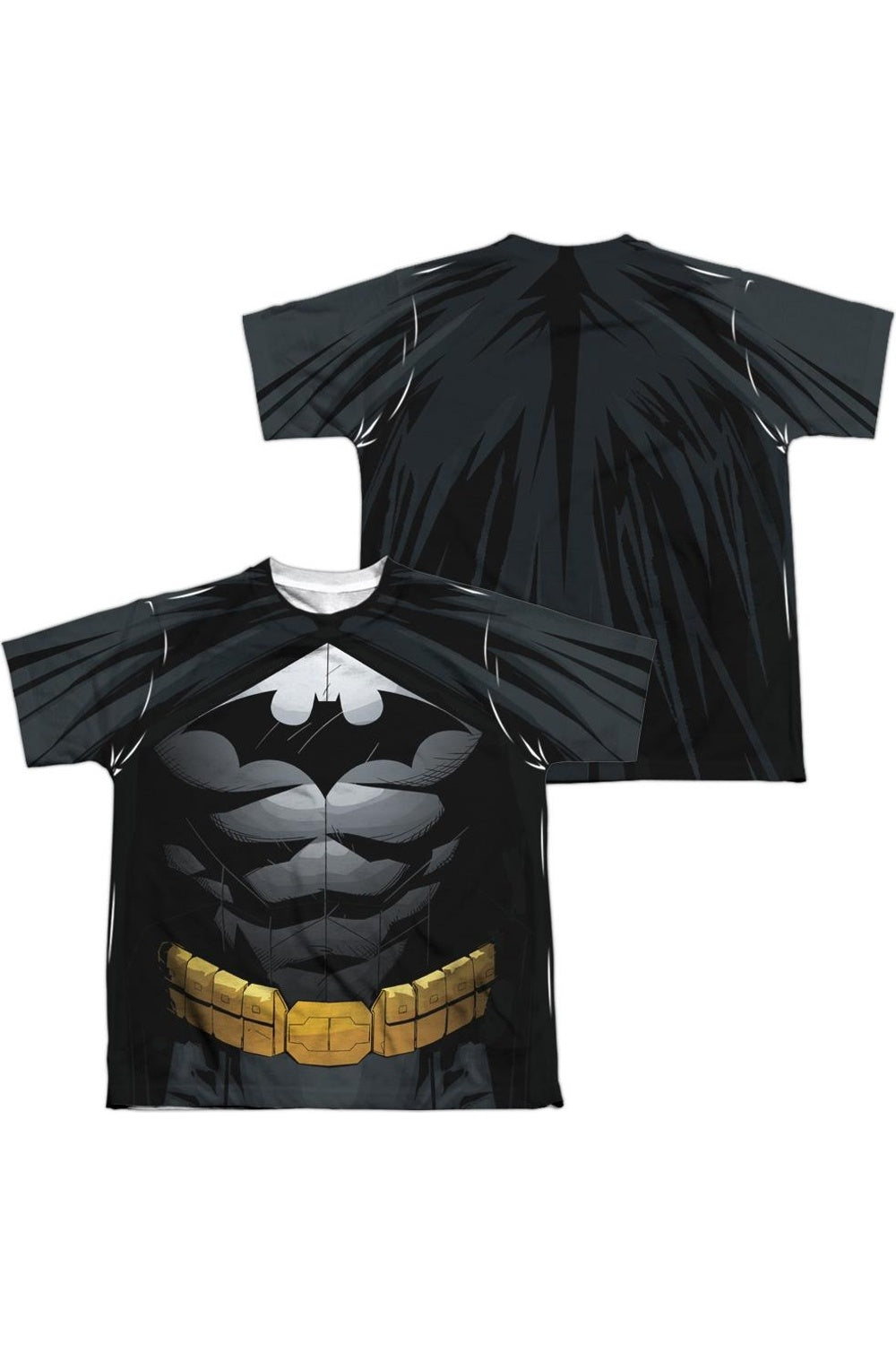 

Футболка с коротким рукавом для детей с принтом Batman спереди и сзади Gildan, белый