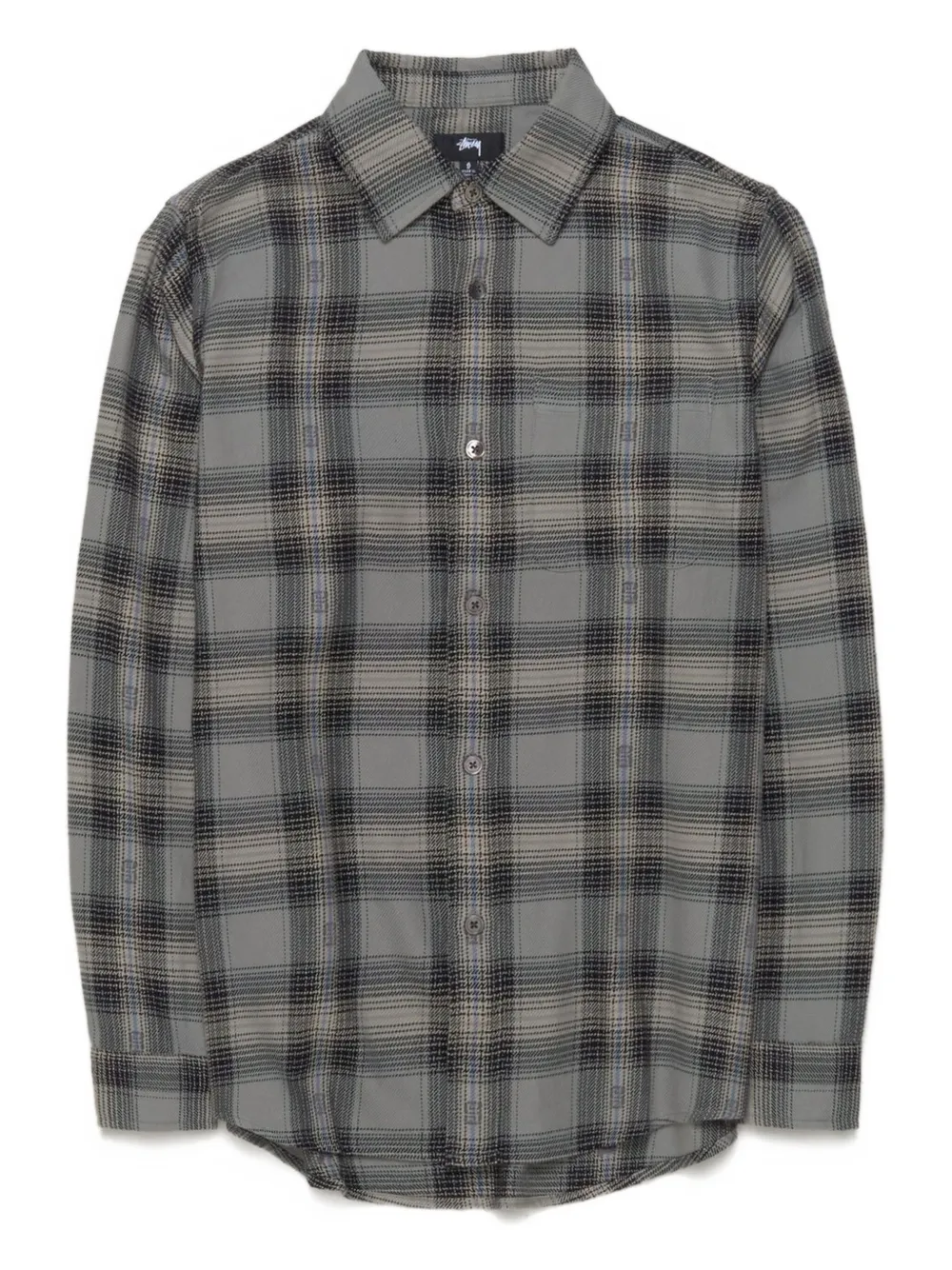 

Рубашка в клетку Ex Files Stüssy, серый