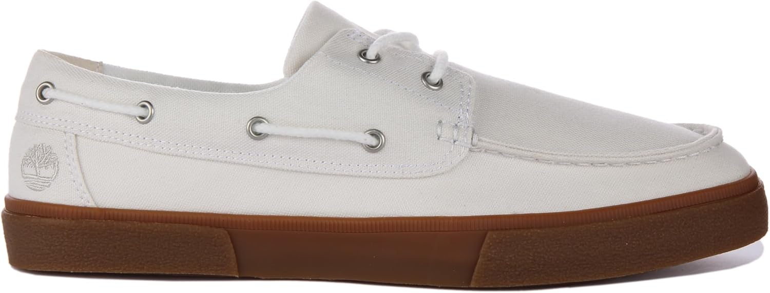 Кроссовки Timberland Mens Union Wharf 2.0 Ek 2 Eye Boat Shoe, белый — фото 3