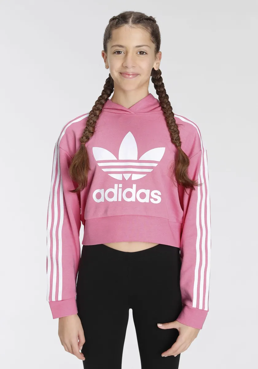 

Толстовка Adidas Originals с капюшоном "ADICOLOR CROPPED HOODIE", розовый