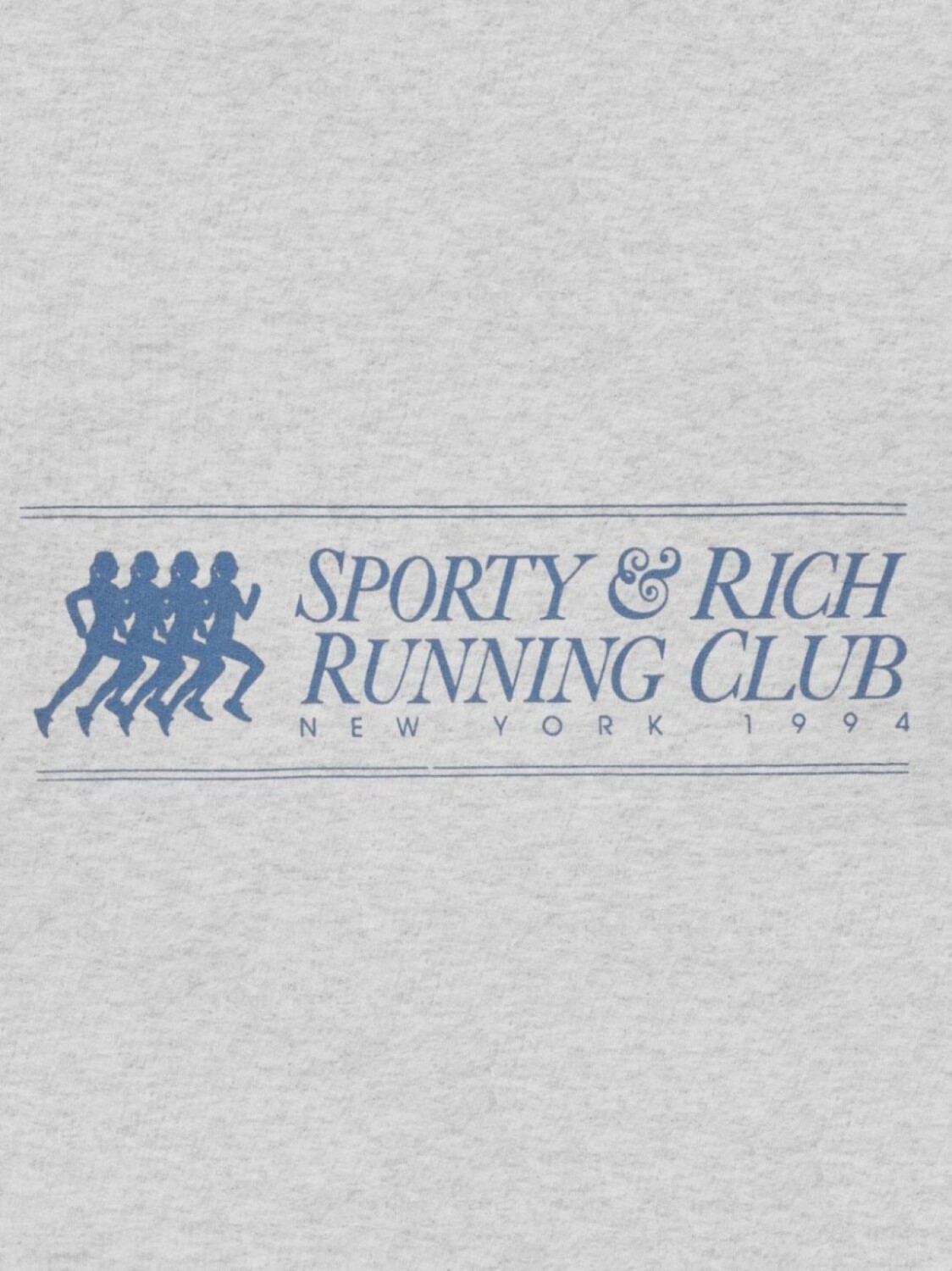 

Sporty & Rich толстовка 94 Running Club с логотипом, серый
