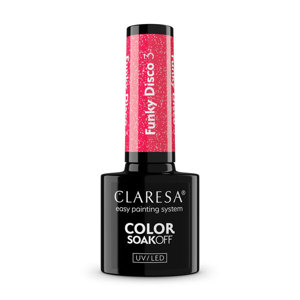 

Гибридный лак для ногтей 3,5 г Claresa Nails Funky disco, цвет 3