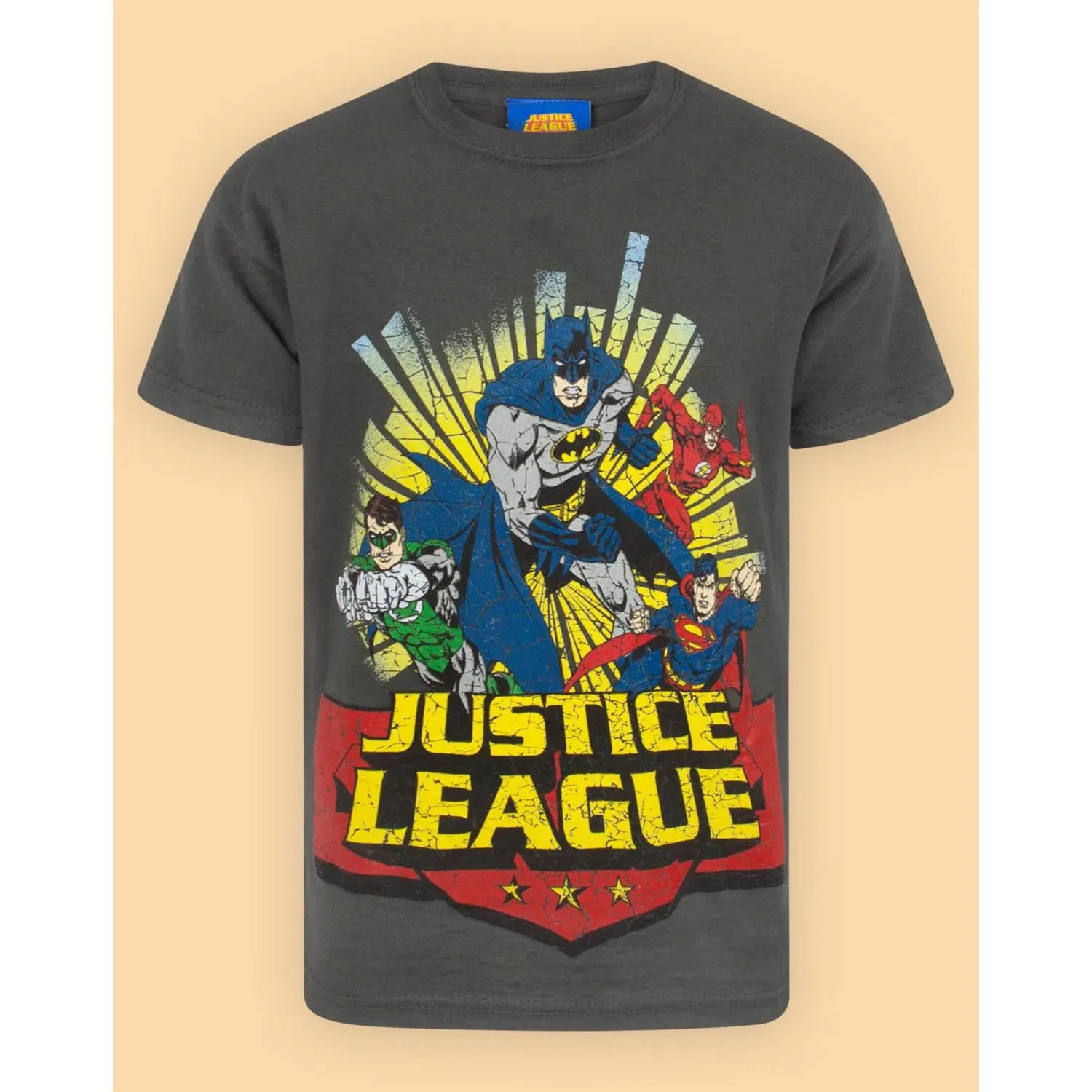 Футболка детская с принтом Justice League DC Comics, мультиколор — фото 2