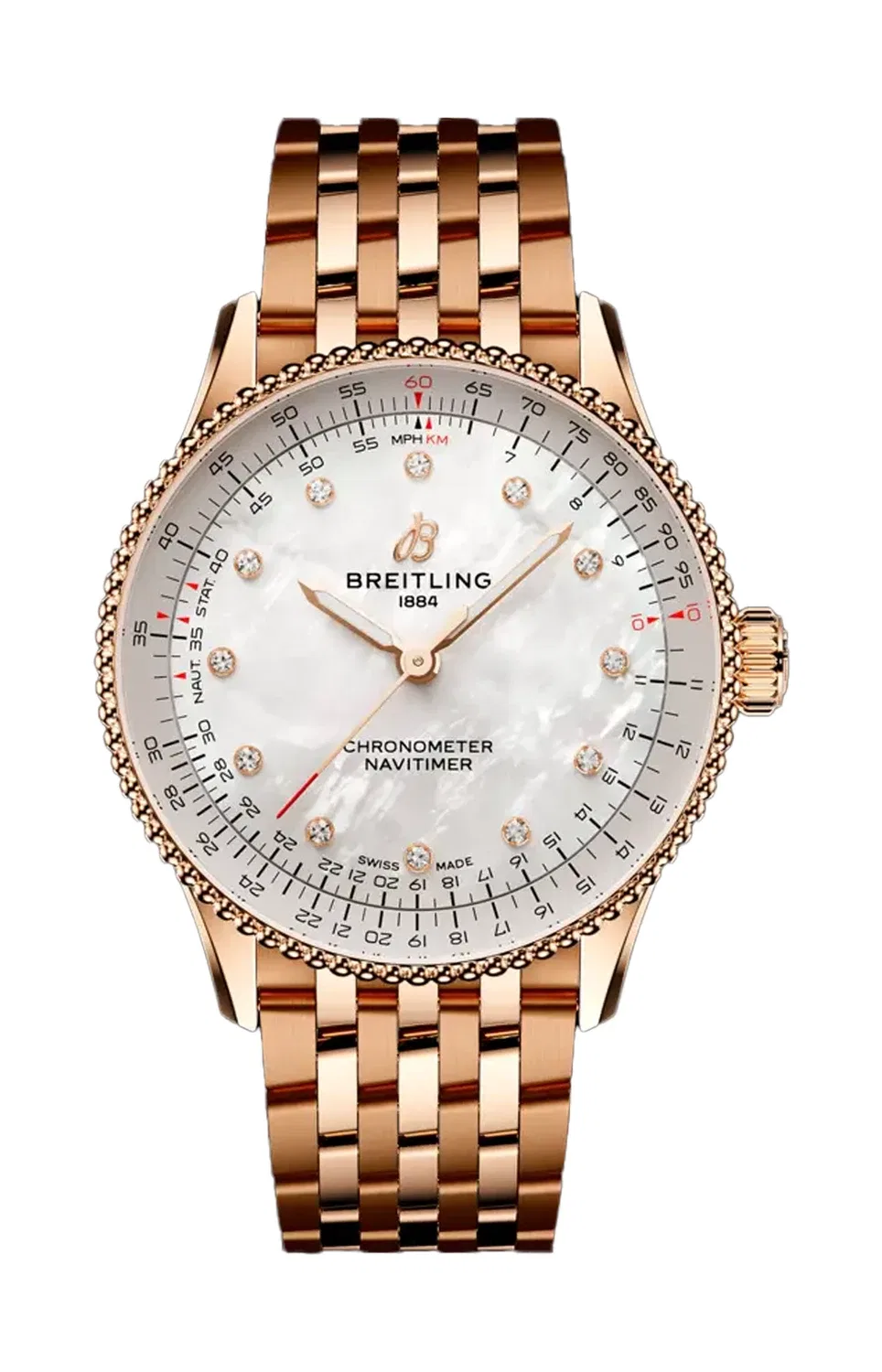 NAVITIMER AUTOMATIC 36 - R17327211A1R1 BREITLING, золотой