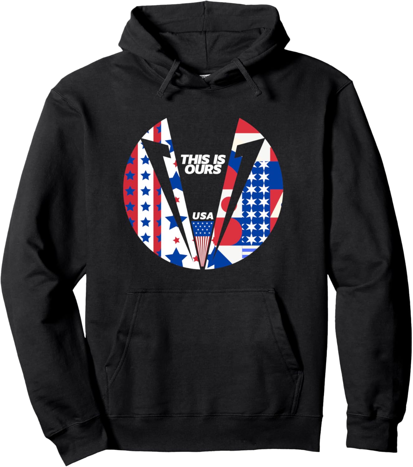 

Худи USA Gold Cup Edition Gold-Cup Past Editions 2023, черный