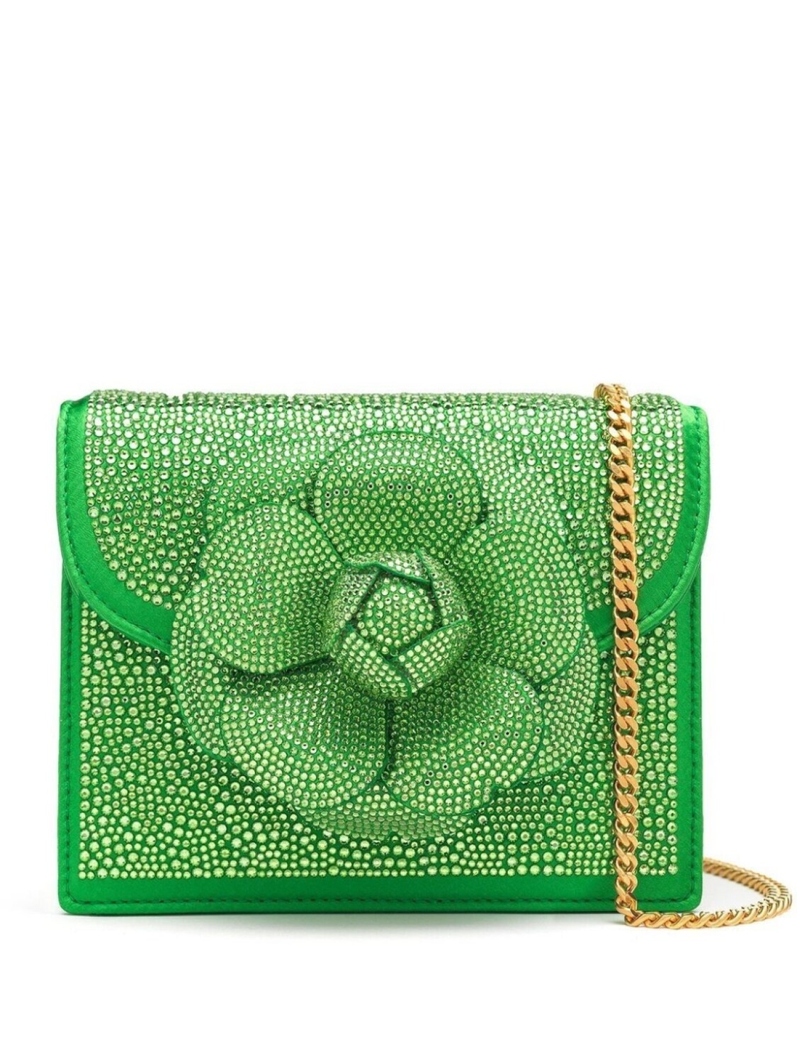 

Сумка Pave Crystral Mini TRO Oscar de la Renta, зеленый