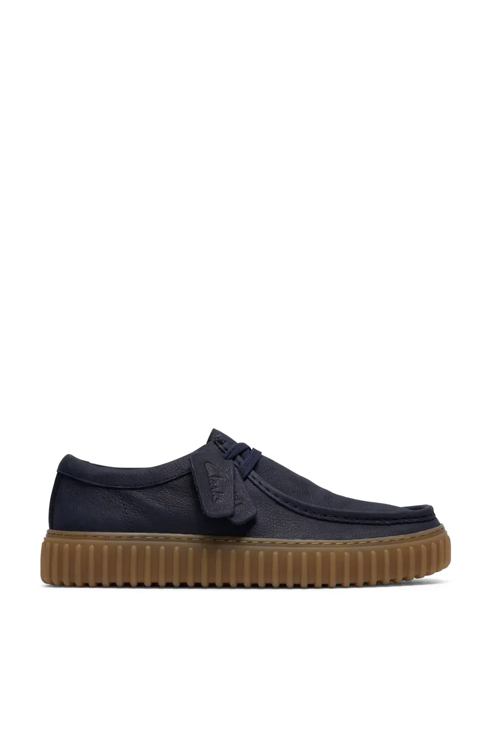 Кроссовки Torhill Lo из натуральной кожи Clarks Debenhams, темно-синий
