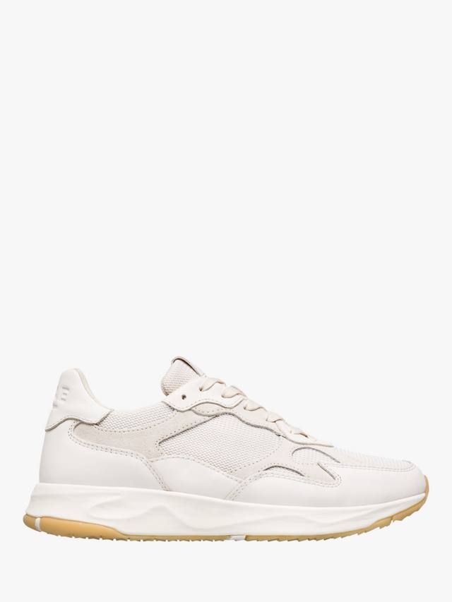 

Кроссовки из кожаной сетки zuma CLAE, цвет Off White/Gum