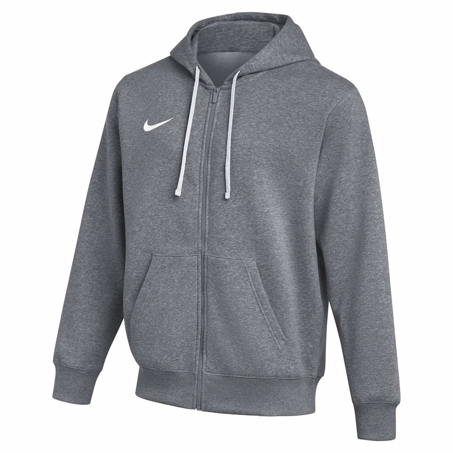 Спортивная кофта на молнии, серая, Nike, серый