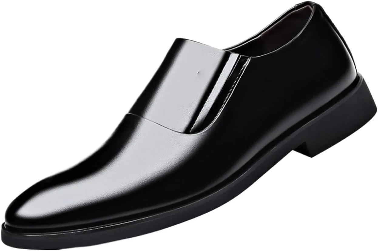 Лоферы мужские, дышащие, Slip-On, Black EXAMEEEU