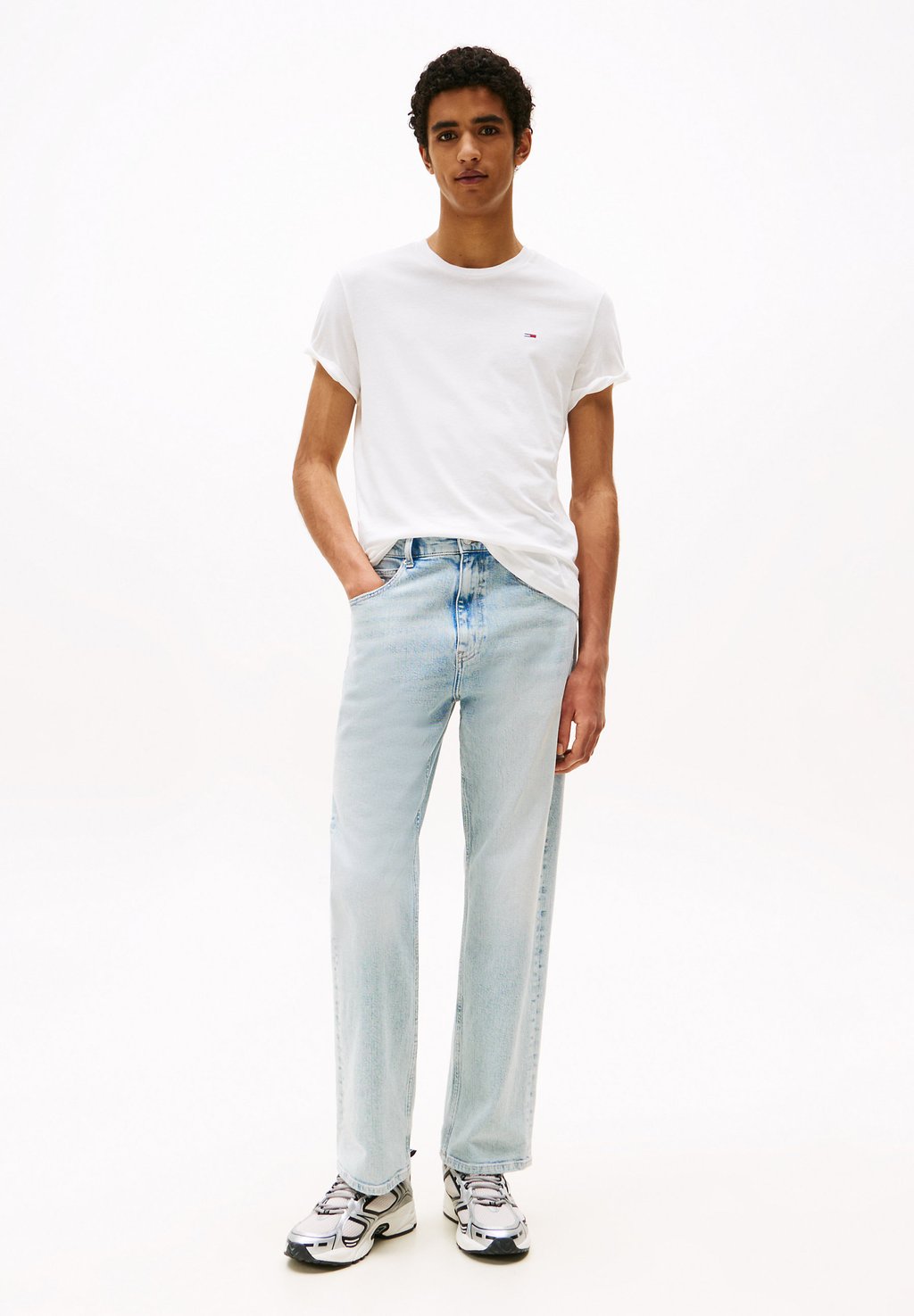 

Базовая футболка TEE 3 PACK Tommy Jeans, кремовый