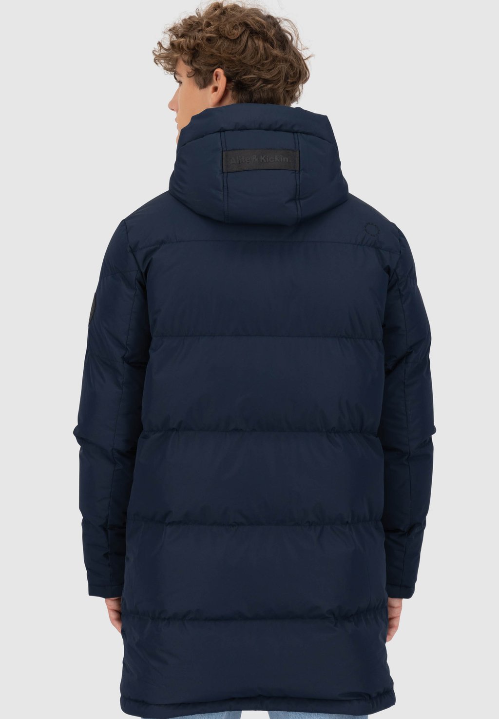 

Зимнее пальто TIMONAK A PUFFER alife & kickin, темно-синий