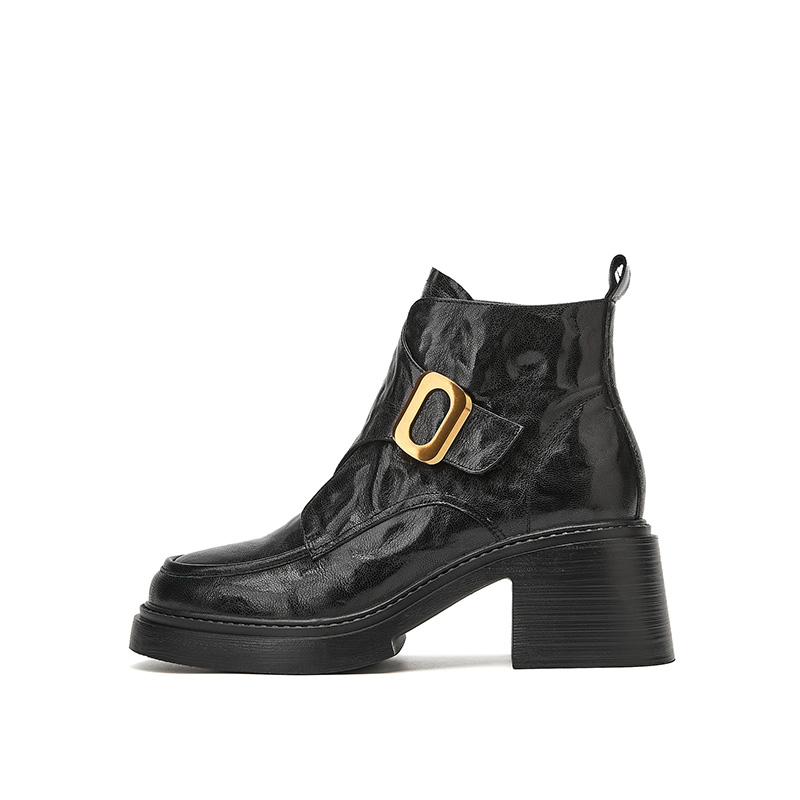 ST&SAT Черные женские ботильоны, цвет Black