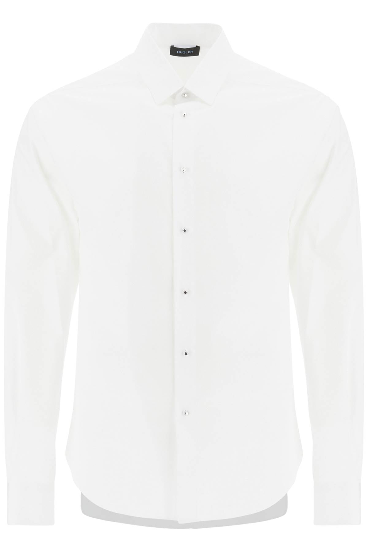 

Мужская рубашка Mugler из поплина для мужчин, белый