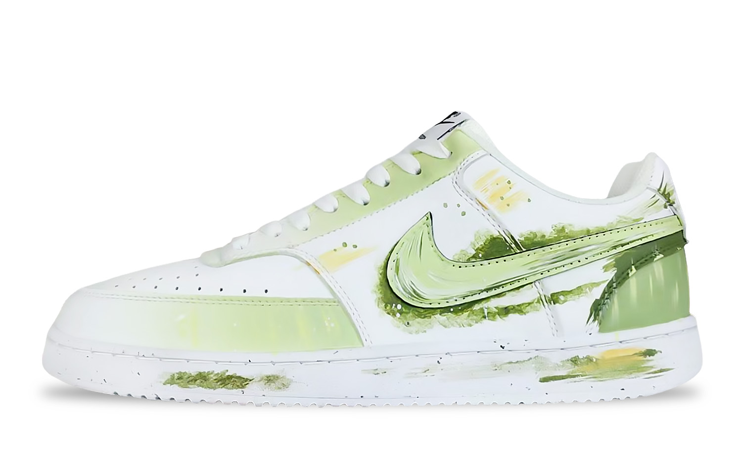 

Court Vision 1 Sea Salt Bubbles, Flower Sea Yingyin устойчивые к истиранию низкие кроссовки для скейтбординга мужские Nike, светло-зеленый