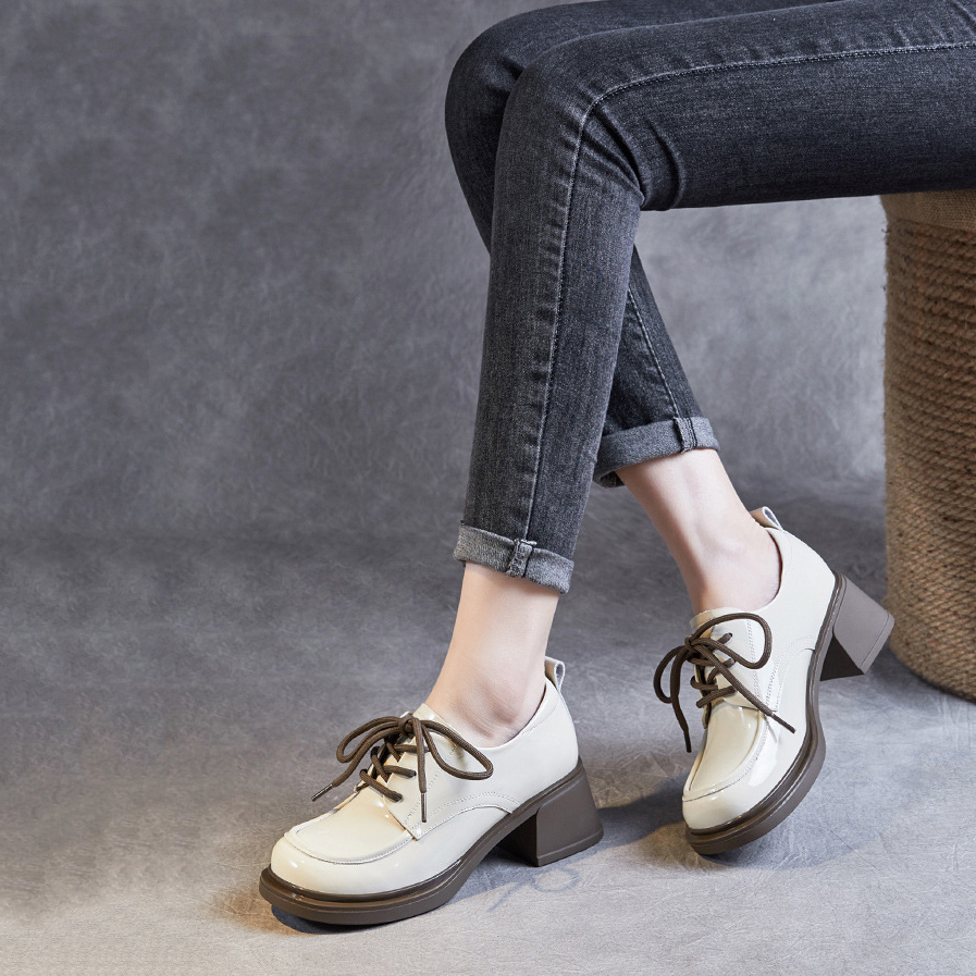 Devanro Женские повседневные туфли-лодочки бежево-хаки, цвет Beige Khaki — фото 3