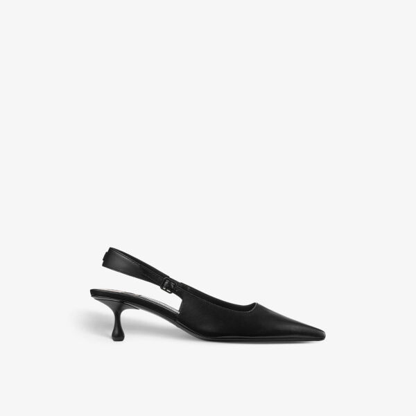Кожаные туфли на каблуке Amel 50 с пяткой Jimmy Choo, черный