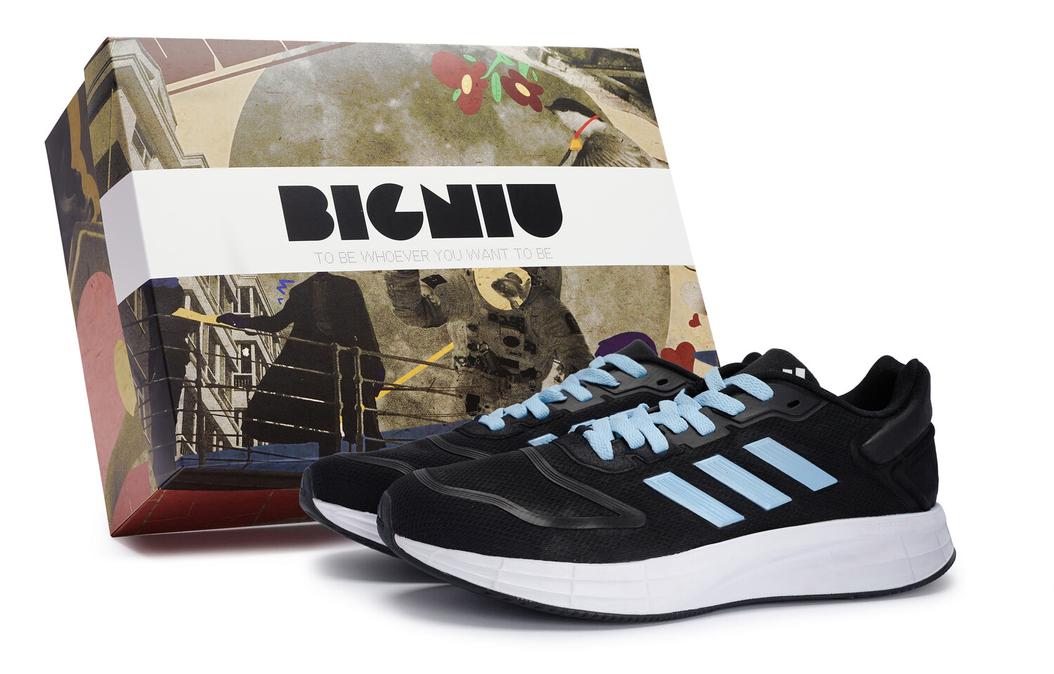 

Кроссовки DURAMO LITE 2.0 мужские с низким верхом, синие/черные Adidas