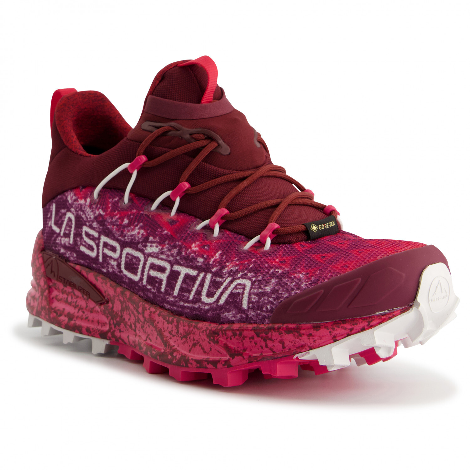 Кроссовки для бега по пересеченной местности La Sportiva Woman's Tempesta GTX, цвет Tea/Cherry Tomato — фото 2