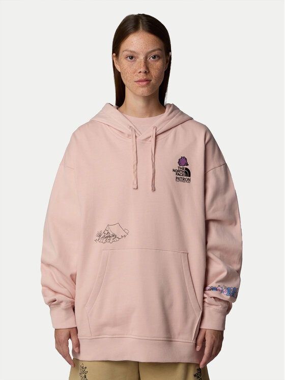 

Толстовка оверсайз Unisex Mountain Cleanup NF0A8C2V The North Face, розовый