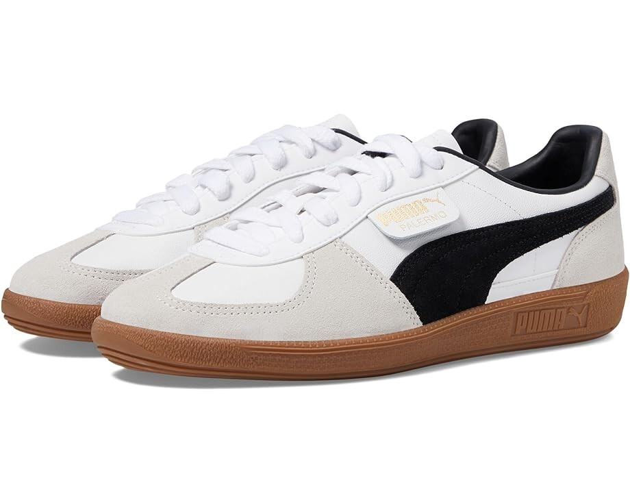 

Кроссовки PUMA Palermo, цвет PUMA White/Vapor Gray/Gum, Белый, Кроссовки PUMA Palermo, цвет PUMA White/Vapor Gray/Gum