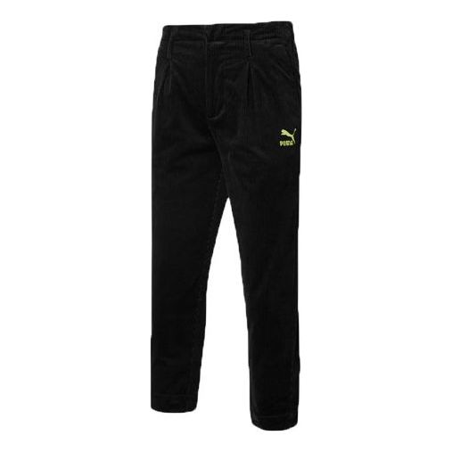 

Брюки corduroy woven pants 'black' Puma, черный