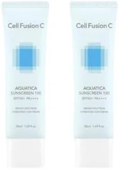 Солнцезащитный крем Self-Fusion C Sun Cream 35ml+35ml Aquatica Cooling