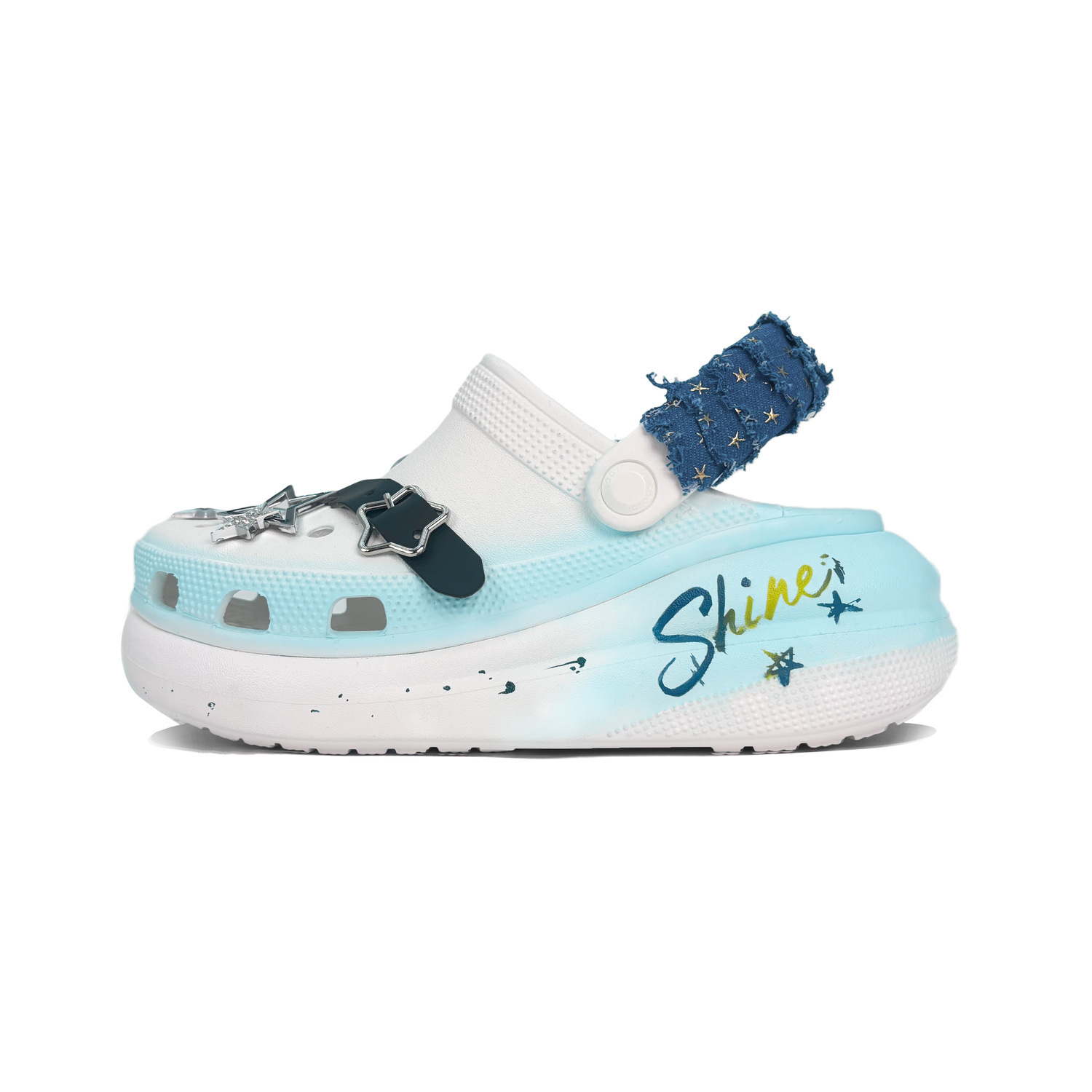 

Crocs Кроссовки Crush Clog унисекс белые, цвет White
