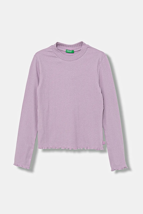 

Детский лонгслив United Colors Of Benetton, фиолетовый