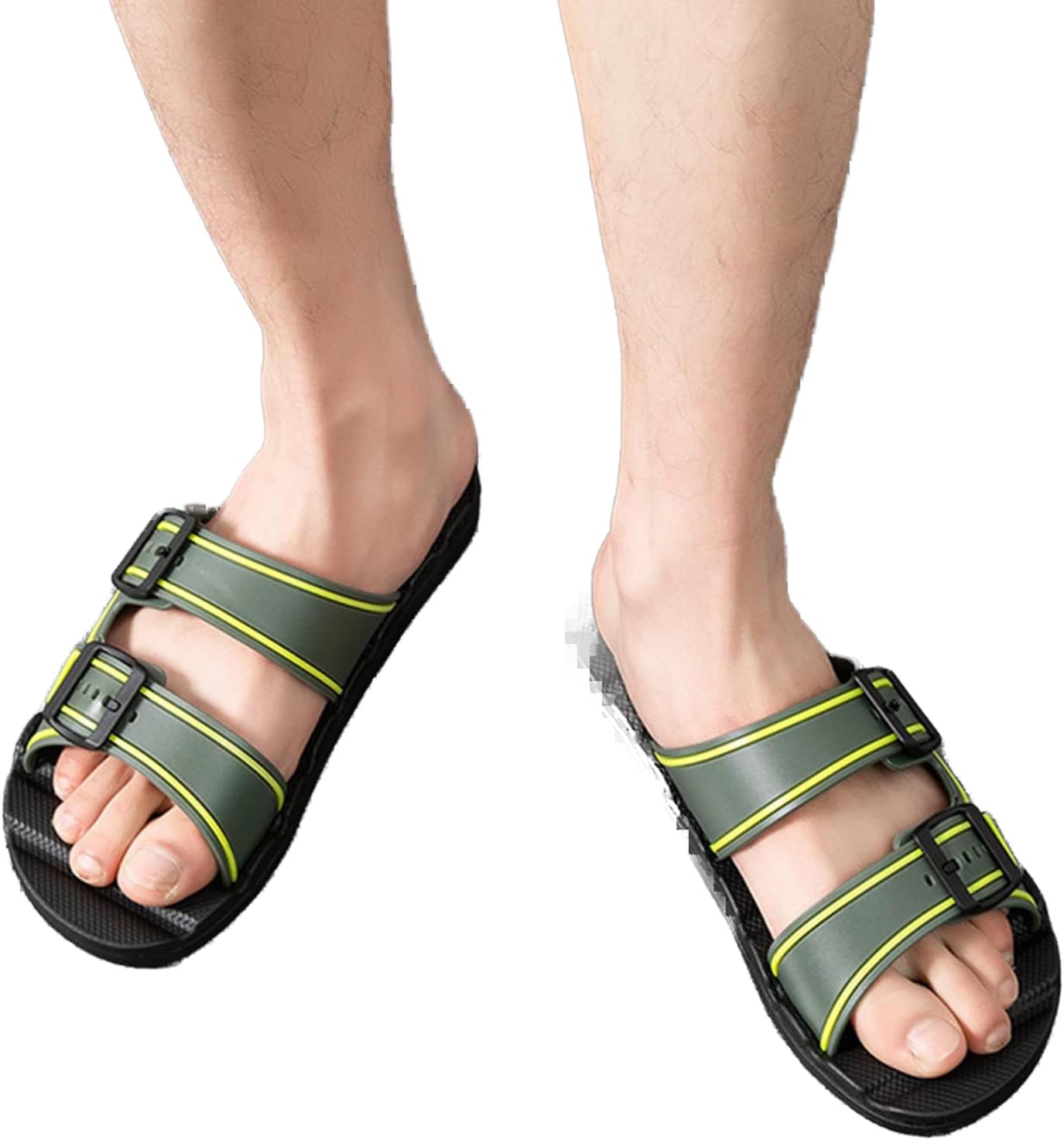 

Мужские сандалии TXTC Fashion с открытым носком, спортивные тапочки, обувь для улицы, пляжные тапочки для мужчин, домашние плоские тапочки, дышащие, удобные, с мягкой подошвой (цвет: светло-серый, размер: 38 EU)