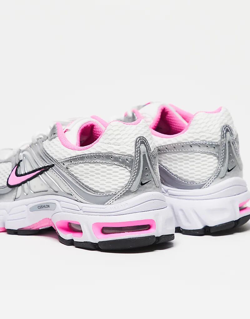 Кроссовки унисекс Nike Air Max Moto 2K белого и розового цветов — фото 4