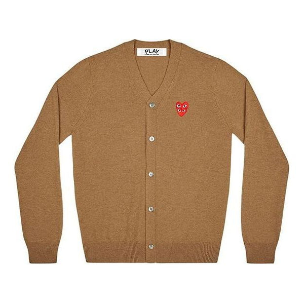 

Свитер cardigan red emblem 'brown' Comme Des Garcons Play, коричневый
